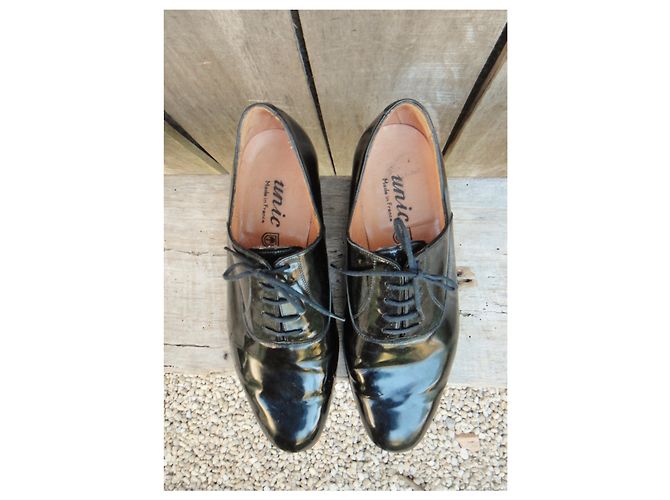 derby verniciati Unic Joseph Fenestrier p 40 Nero - vista 7