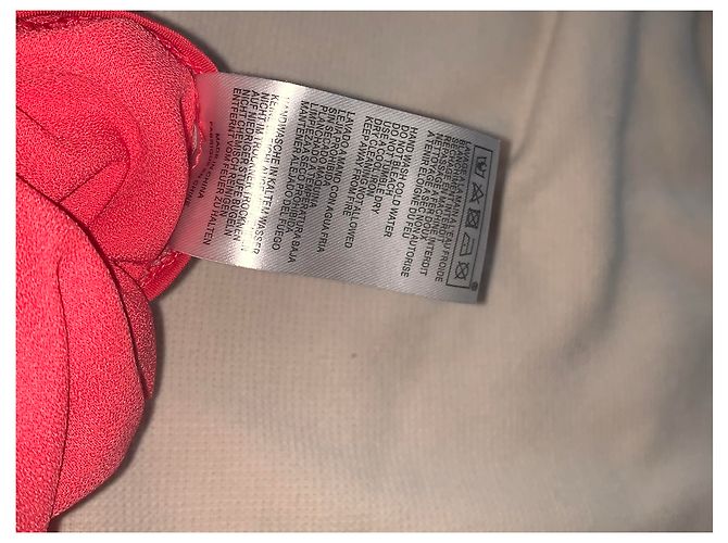 Vestido largo Maje T1 de crepé coral - vista 4