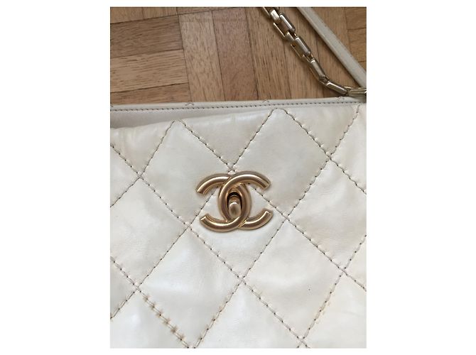Chanel Handtasche Creme - Ansicht 2