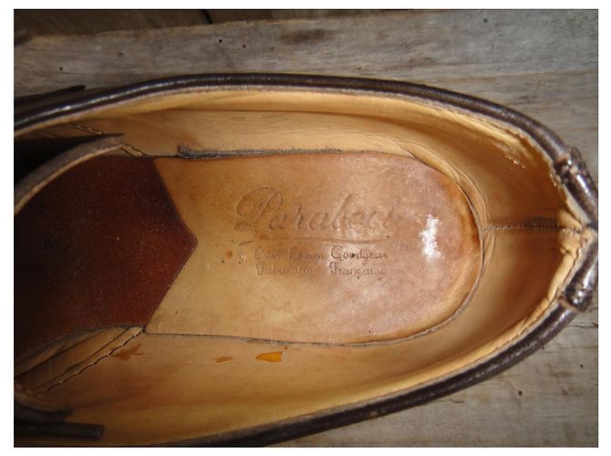 derbies Paraboot modèle Chambort p 38 Marron foncé - vue 2
