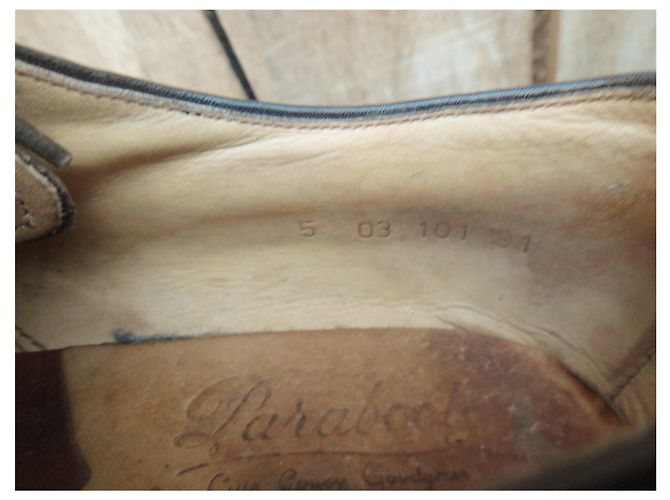 derbies Paraboot modèle Chambort p 38 Marron foncé - vue 4