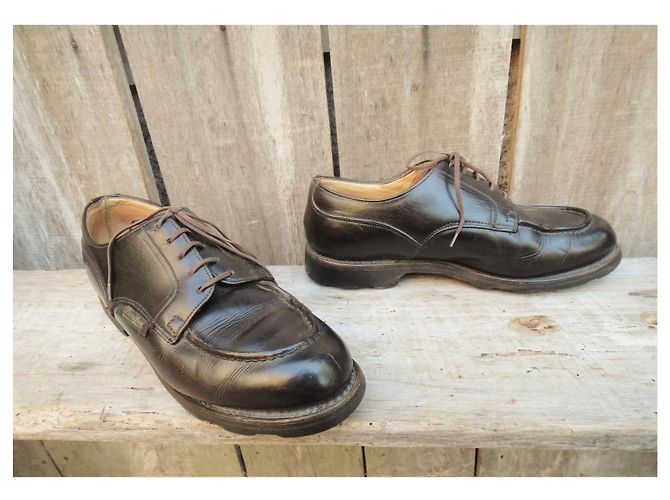 derbies Paraboot modèle Chambort p 38 Marron foncé - vue 5
