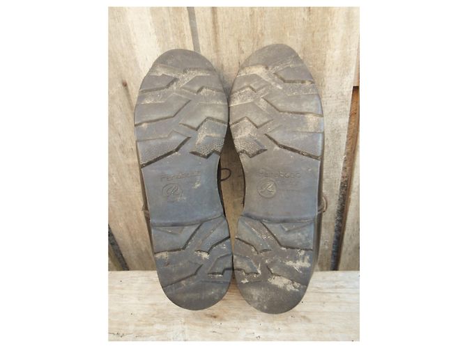 derbies Paraboot modèle Chambort p 38 Marron foncé - vue 9