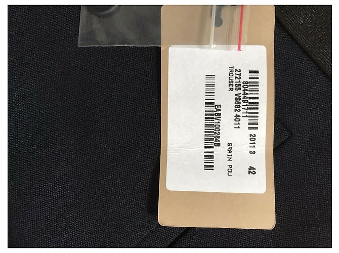 Bottega Veneta Dunkelblaue Wollhose Marineblau - Ansicht 3
