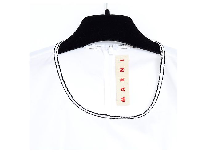 Marni ALGODÃO BRANCO BASQUE FR40 - vista 3