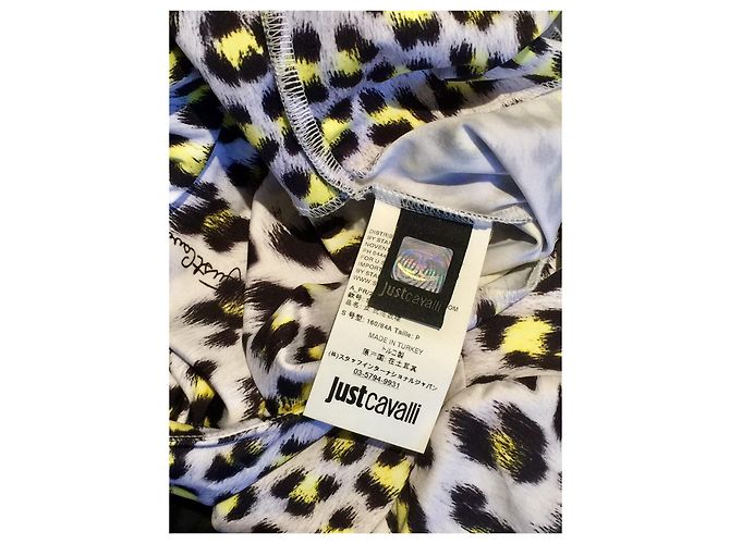 Vestido con estampado de la firma Just Cavalli Multicolor Estampado de leopardo - vista 6