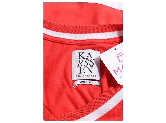 Túnica roja Zoe Karssen algodón modal M Blanco - vista 3