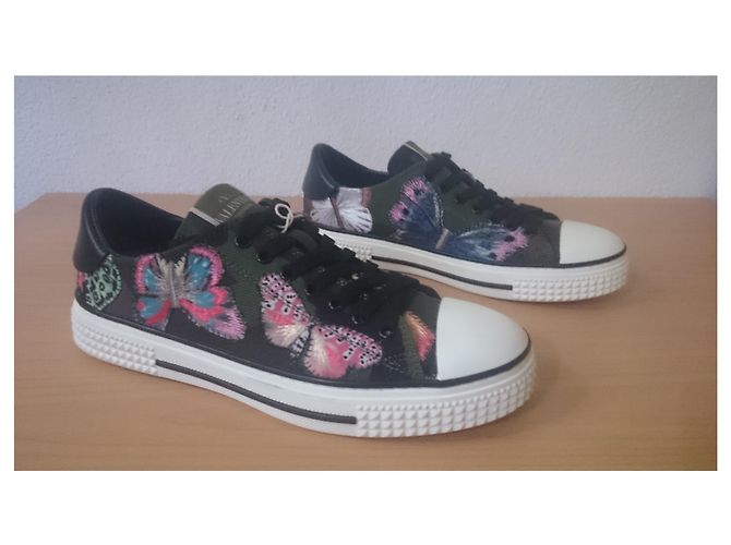 Valentino Garavani Sneakers Valentino Camubutterfly, taglia 39 Cachi - vista 2