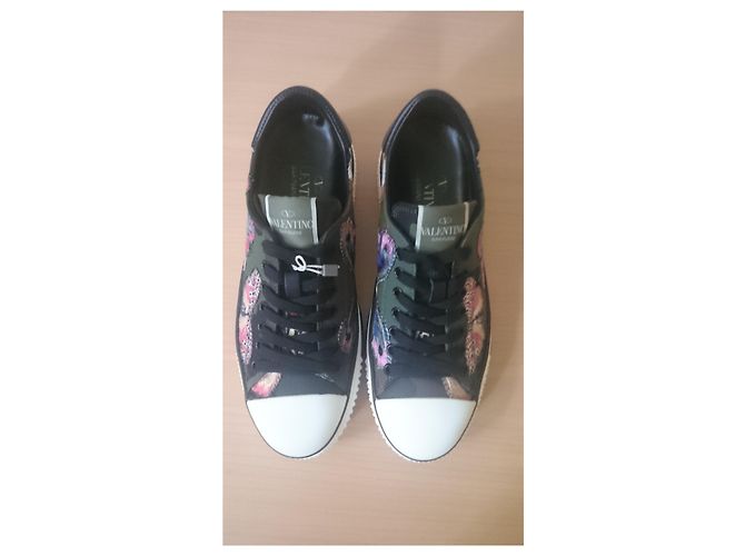 Valentino Garavani Sneakers Valentino Camubutterfly, taglia 39 Cachi - vista 3