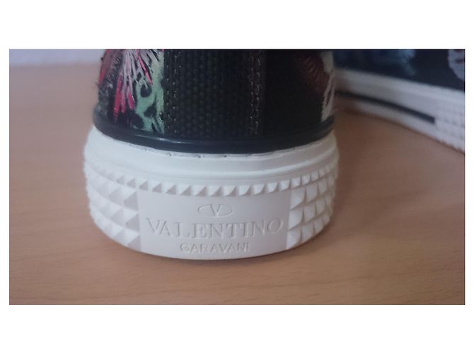 Valentino Garavani Sneakers Valentino Camubutterfly, taglia 39 Cachi - vista 4