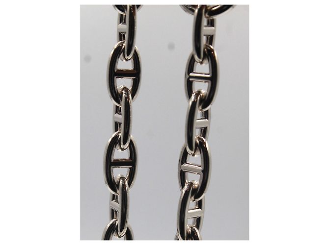 Collar de cadena Hermès ANCRE plata esterlina - vista 2