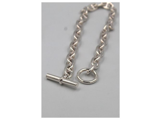 Collar de cadena Hermès ANCRE plata esterlina - vista 3