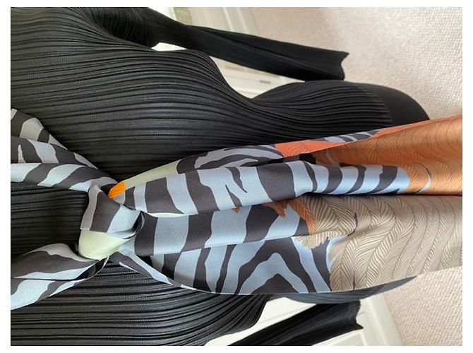 Hermès Hermes Maxi Twilly Seidenschal Zebra-druck - Ansicht 2