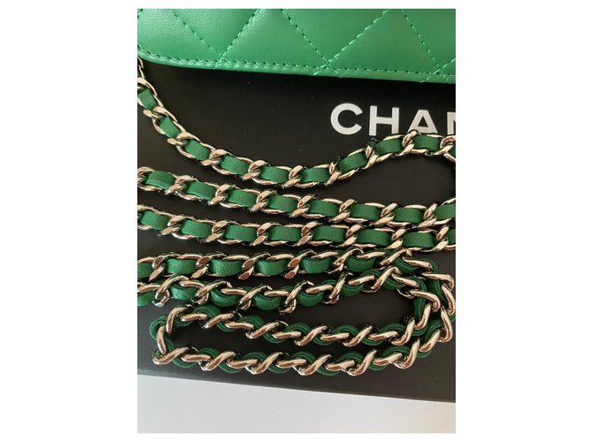 Wallet On Chain Chanel Grün - Ansicht 9