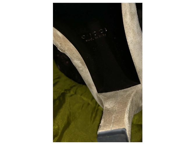 Gucci botas de cano alto Bege - vista 4