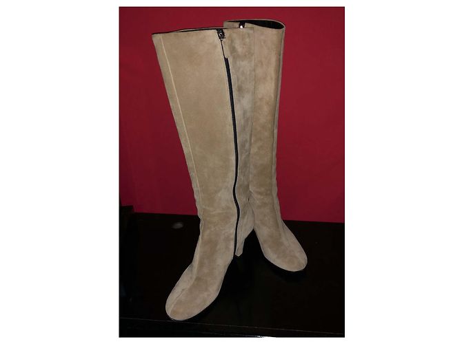 Gucci botas de cano alto Bege - vista 7