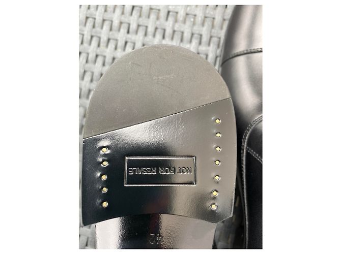 Derby Chanel in pelle di agnello nera Nero - vista 5