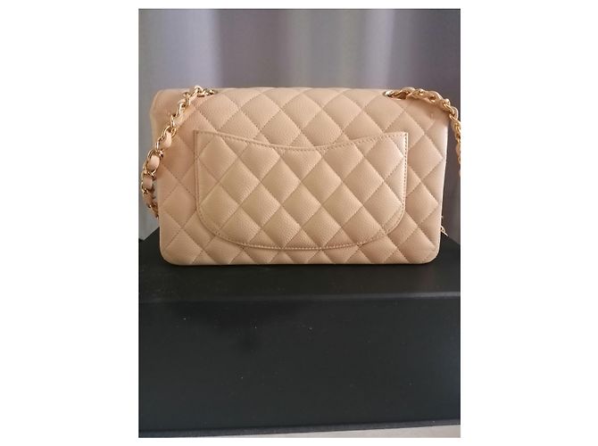 Chanel Piccola doppia patta classica senza tempo Beige - vista 11