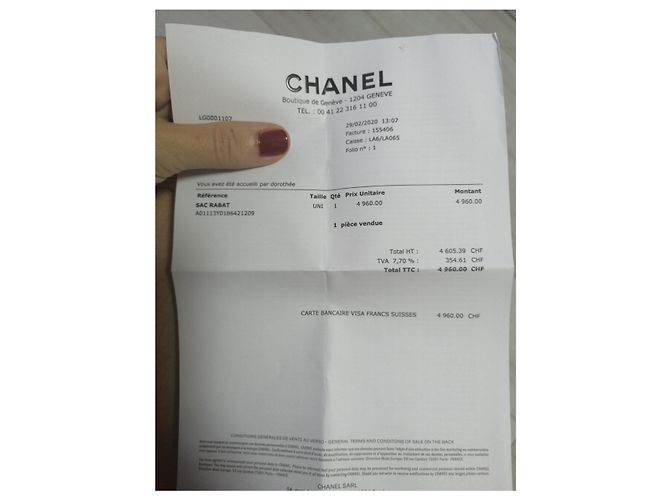 Chanel Piccola doppia patta classica senza tempo Beige - vista 3