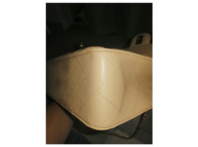 Chanel Piccola doppia patta classica senza tempo Beige - vista 4