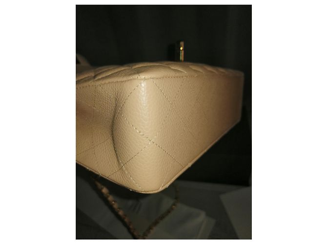Chanel Piccola doppia patta classica senza tempo Beige - vista 5