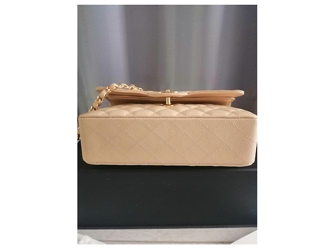 Chanel Piccola doppia patta classica senza tempo Beige - vista 8