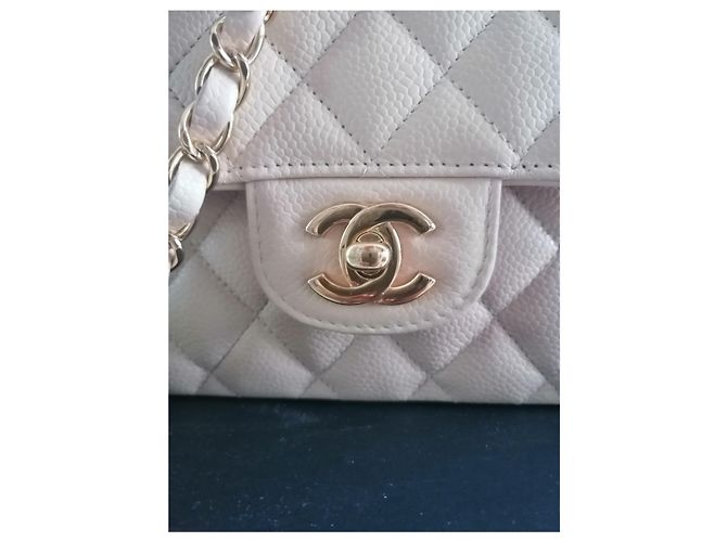 Chanel Piccola doppia patta classica senza tempo Beige - vista 9