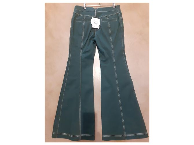 Chloé Pantaloni agotó a Chloe Verde - vista 3