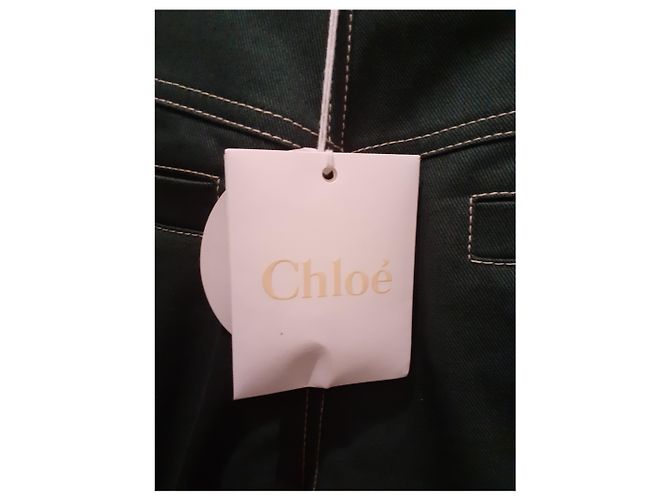 Chloé Pantaloni agotó a Chloe Verde - vista 4