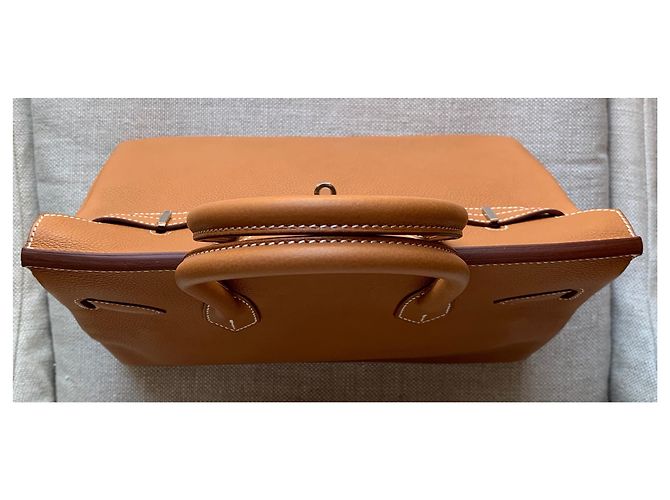 Acapulco Hermès Fauve Barenia Birkin 30Hardware palladio CM Marrone - vista 6