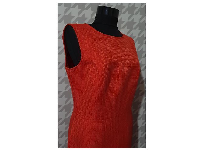 Valentino Kleid Orange Größe 46 - Ansicht 2