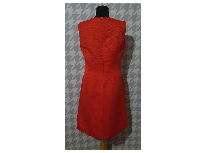 Valentino Kleid Orange Größe 46 - Ansicht 3