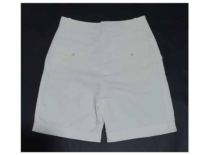 Shorts brancos Acne Studios em viscose - vista 3