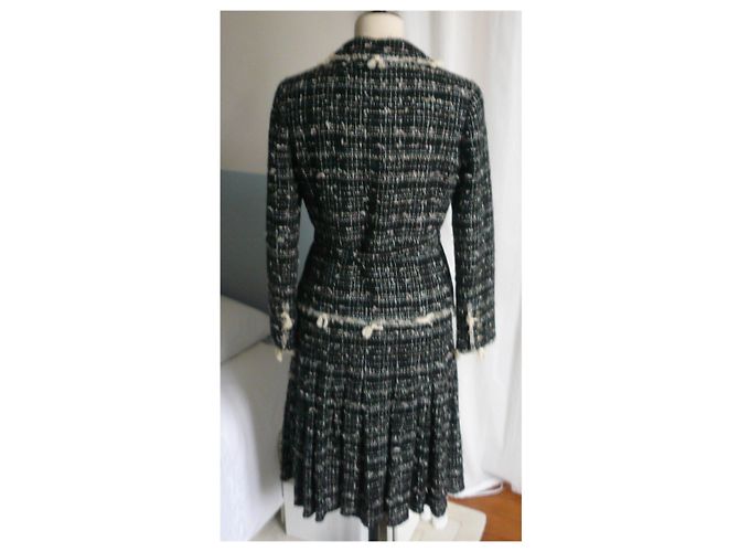 CHANEL - ABITO DA GIACCA TWEED SUPERBE T38 Multicolore - vista 2