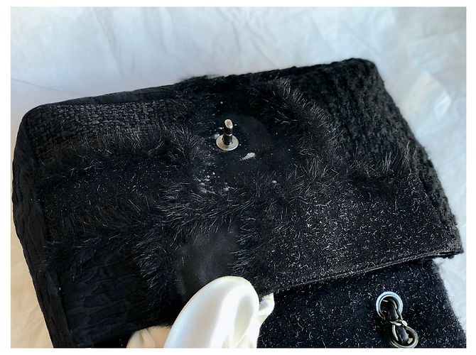 Timeless Chanel Borsa jumbo senza tempo limitata Nero - vista 10
