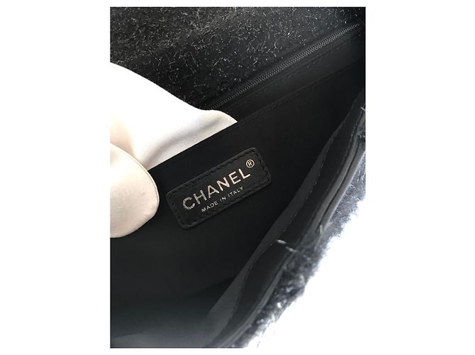 Timeless Chanel Borsa jumbo senza tempo limitata Nero - vista 13