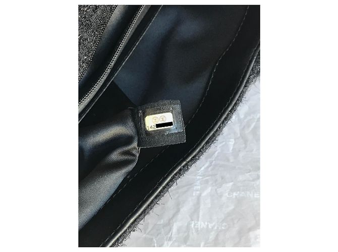 Timeless Chanel Borsa jumbo senza tempo limitata Nero - vista 14