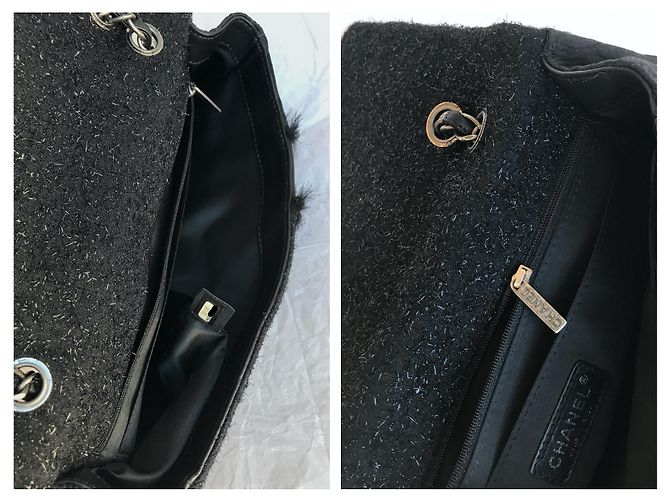 Timeless Chanel Borsa jumbo senza tempo limitata Nero - vista 15