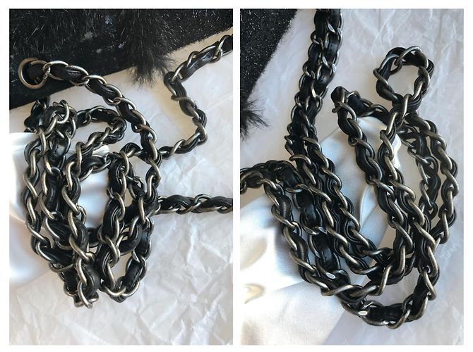 Timeless Chanel Borsa jumbo senza tempo limitata Nero - vista 16
