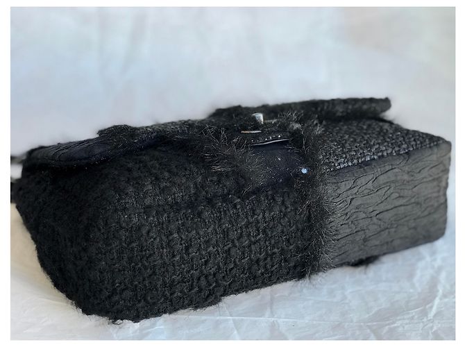 Timeless Chanel Borsa jumbo senza tempo limitata Nero - vista 18