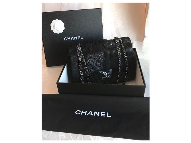 Timeless Chanel Borsa jumbo senza tempo limitata Nero - vista 27