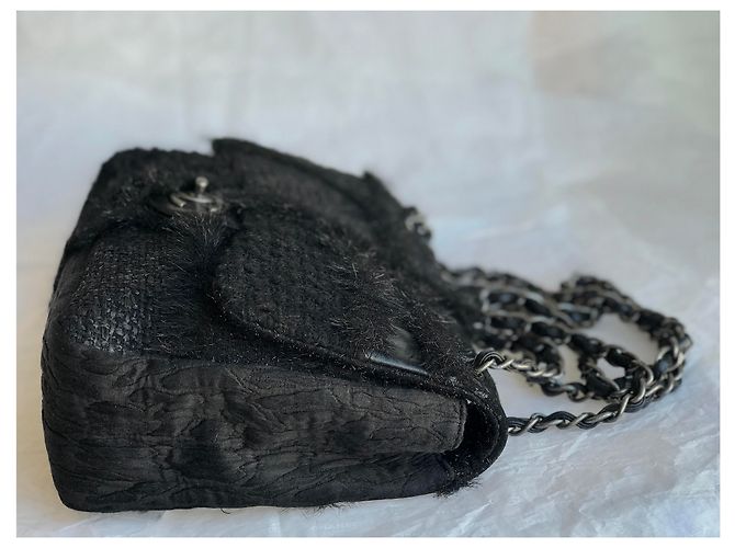 Timeless Chanel Borsa jumbo senza tempo limitata Nero - vista 4