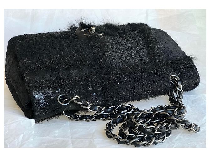 Timeless Chanel Borsa jumbo senza tempo limitata Nero - vista 5