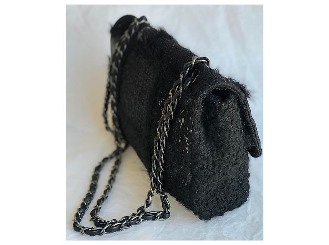 Timeless Chanel Borsa jumbo senza tempo limitata Nero - vista 6