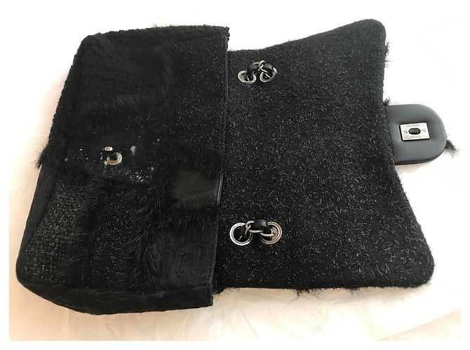 Timeless Chanel Borsa jumbo senza tempo limitata Nero - vista 9