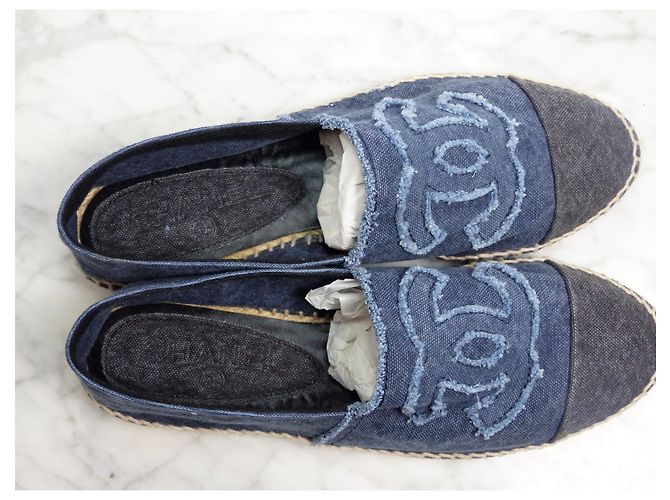 Chanel espadrillas Blu - vista 5