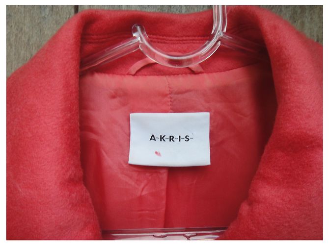Akris cachemir y abrigo de seda t 40 Coral - vista 2
