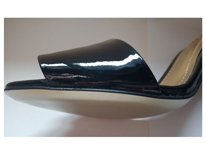 Sandali con tacco Dolce & Gabbana in vernice nera Nero - vista 10