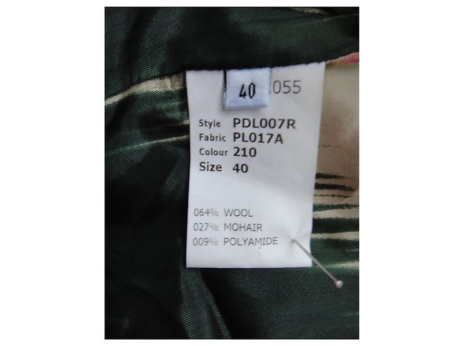 Paul Smith Blue Paul Smith Wolle & Mohair T Jacke 40 Pink - Ansicht 3