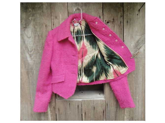 Paul Smith Blue Paul Smith Wolle & Mohair T Jacke 40 Pink - Ansicht 4
